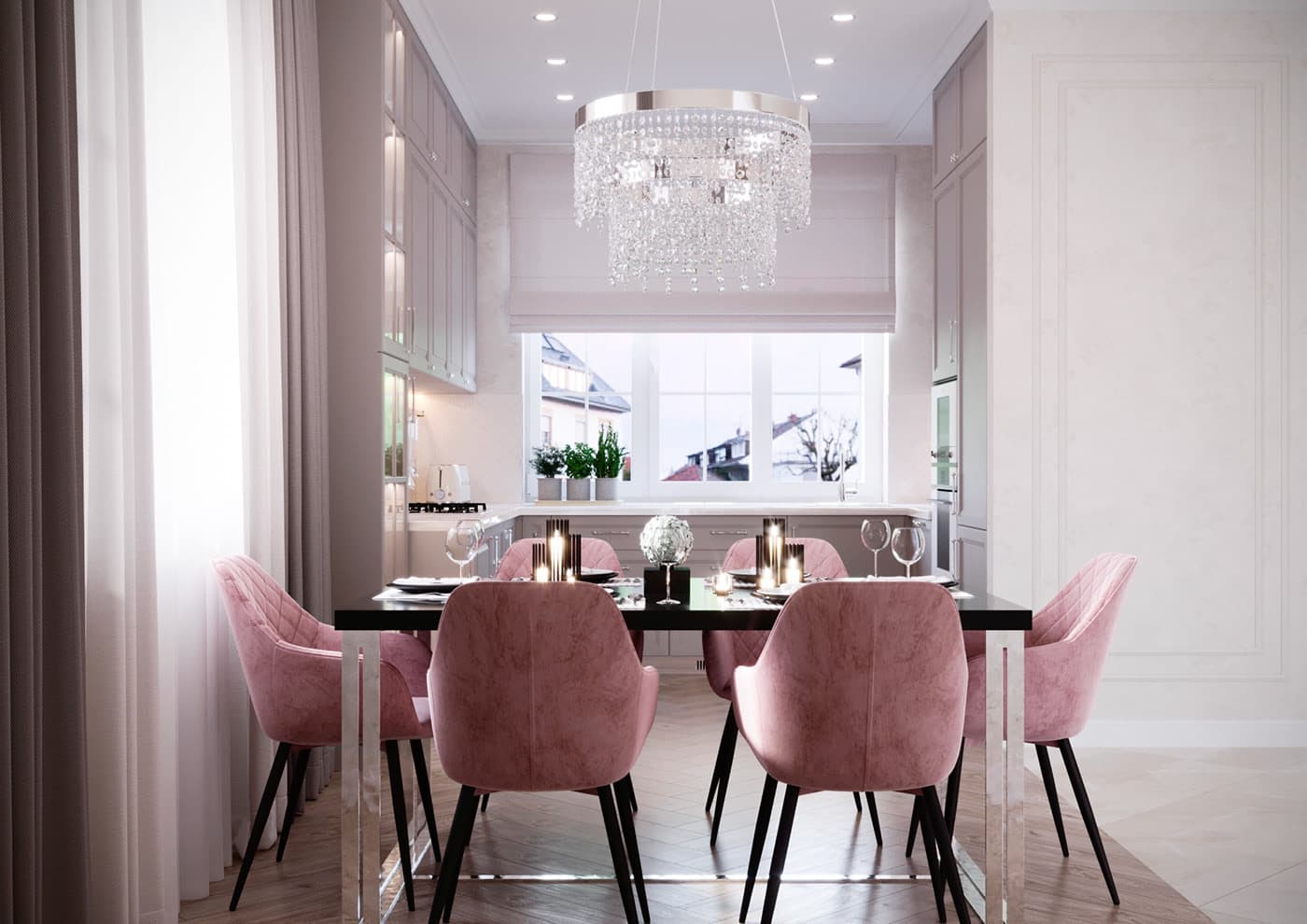 House design in classic style