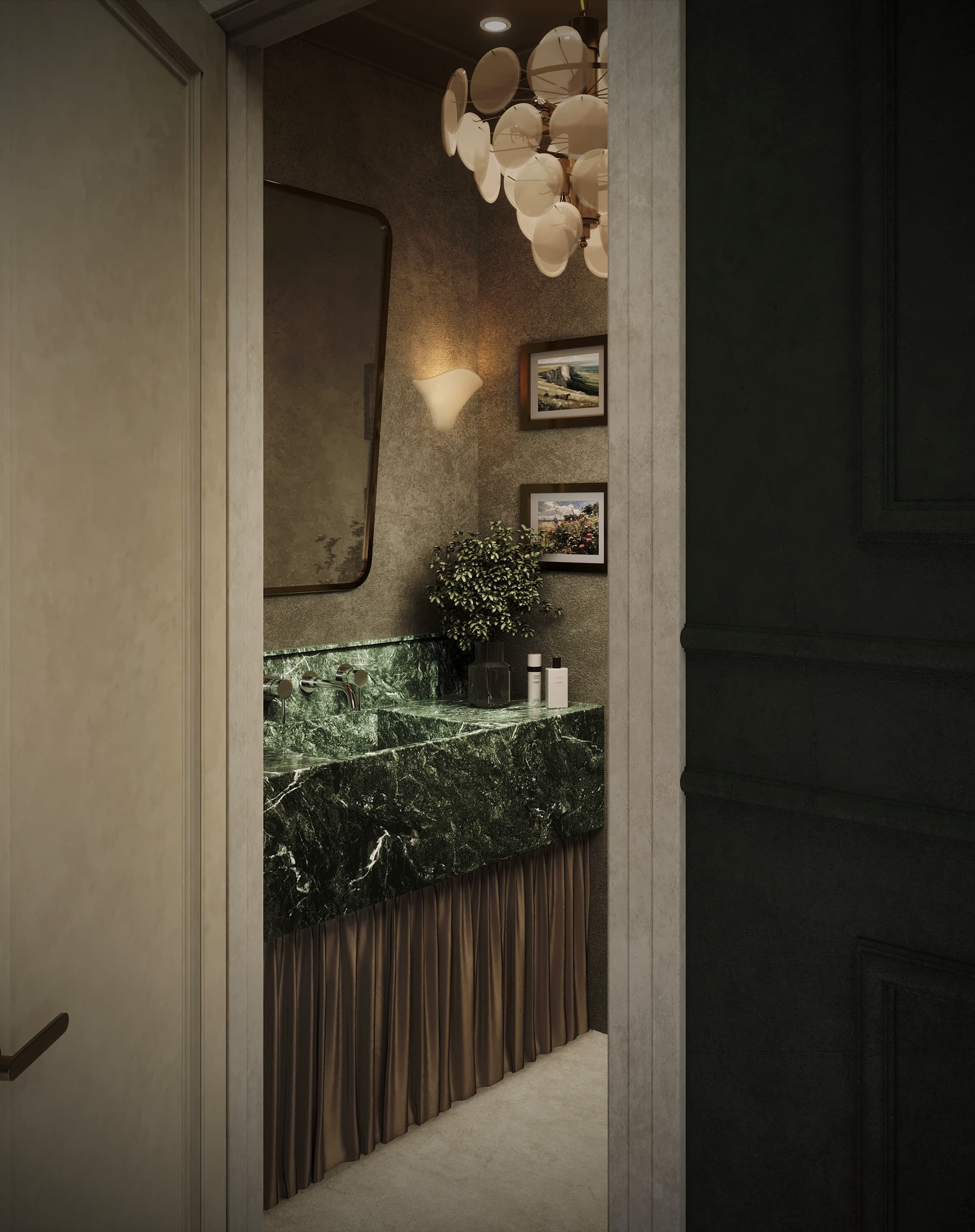 Vintage-style bathroom